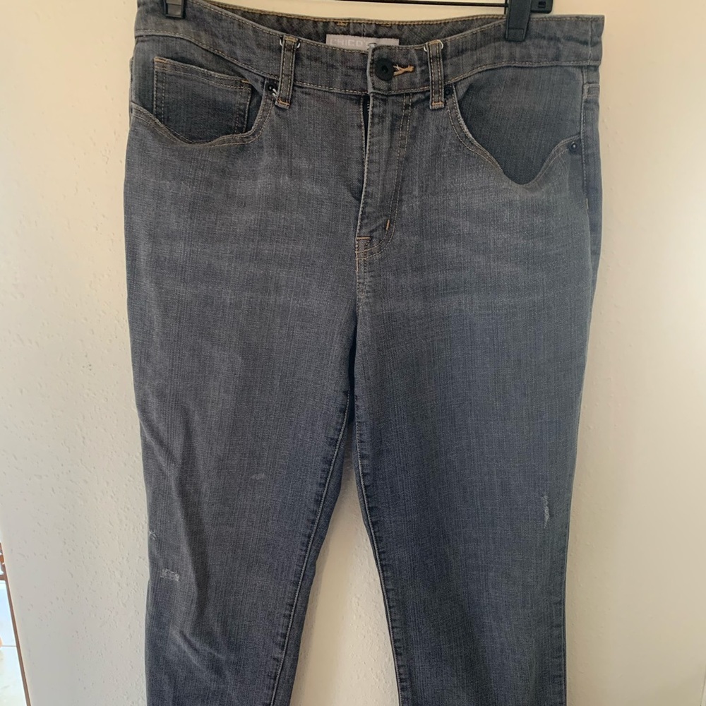 Chico gray jeans size 1